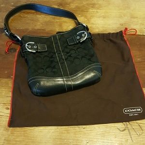 Coach sqaure hobo purse