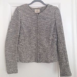 LOFT Knit Zip-front Jacket