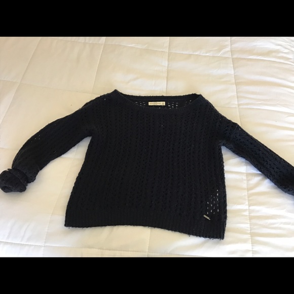 abercrombie navy blue sweater | size small