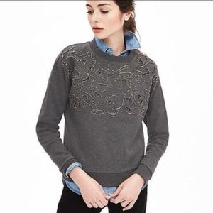 Banana Republic Appliqué Sweatshirt