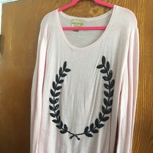 Wildfox sequin branch sweater
