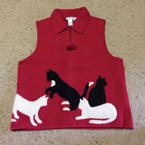 Coldwater Creek Wool Sweater Vest
