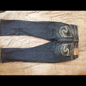 Silver capris