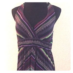 SOMA Halter Dress Multicolor Size L