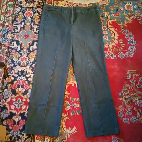 Sandro Dark Wash Trouser Jeans Creased 14 - Picture 1 of 4