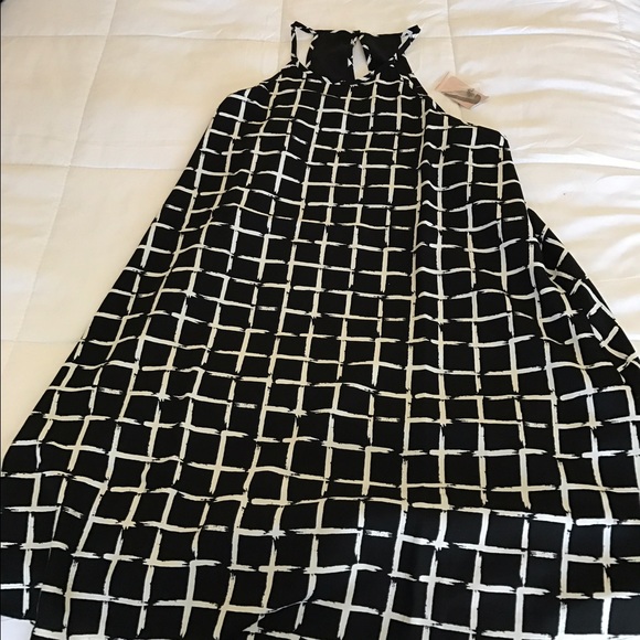 forever 21 checkered flowy dress | size large