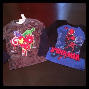Marvel superhero shirts