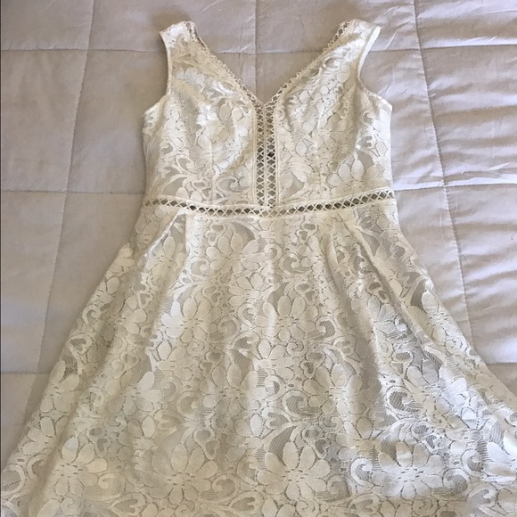 charlotte russe lacy summer dress | size m