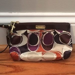 Coach Jewel Toned C Wristlet