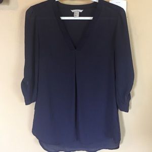 Navy blue blouse