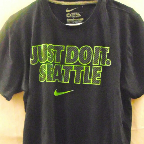 Mens Nike Just Do It Seattle T-shirt Medium