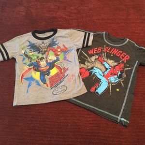 2 Boys super hero T-Shirts