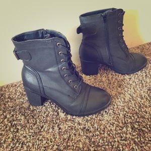 Heeled Combat Boots!