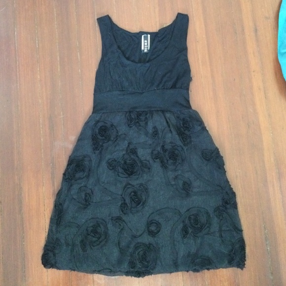 Black Rose Dress