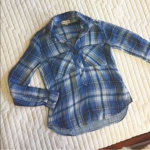 *SOLD* Anthropologie Cloth & Stone Plaid Flannel