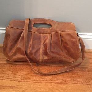 Distressed Leather Handbag