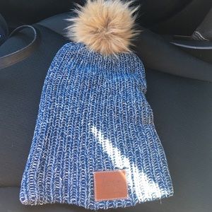 Love Your Melon slouchy pom pom beanie