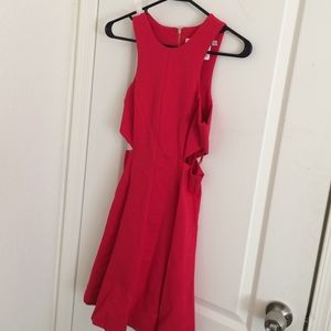 Classic red dress