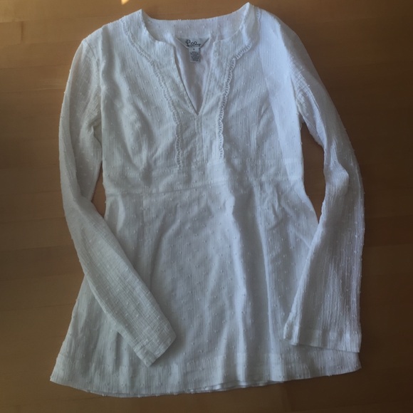 White Lilly Pulitzer top.