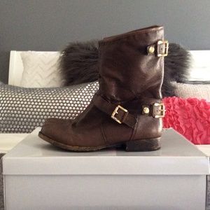 Womens Steve Madden Moto Boots