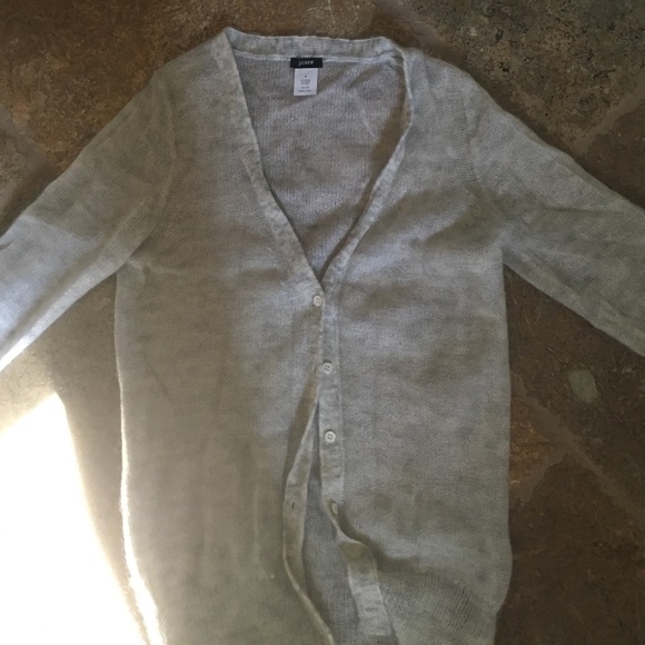 J. Crew mohair soufflé cardigan