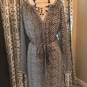 Banana Republic printed shirt dress