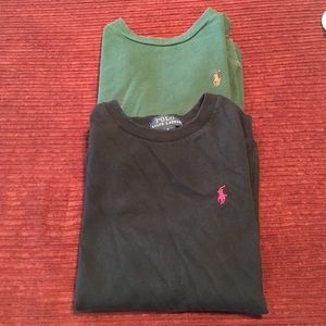 2 boys Ralph Lauren long sleeve shirts