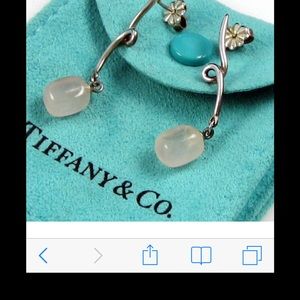 Authentic rare rose quartz dangling earrings!