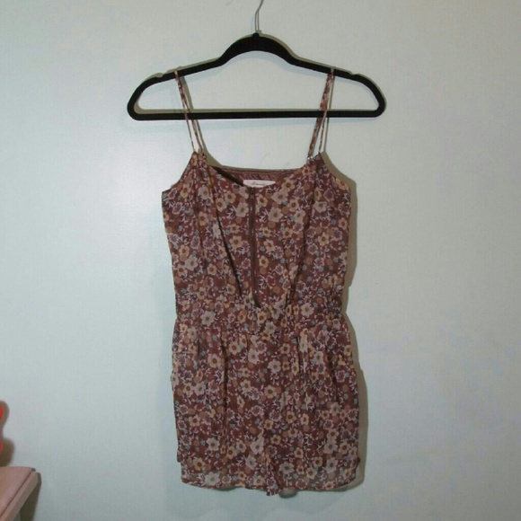 Forever 21 floral romper