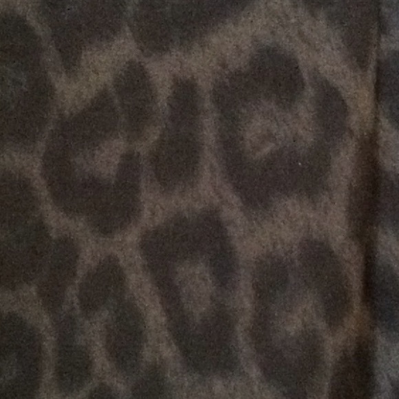 Black leopard print dress