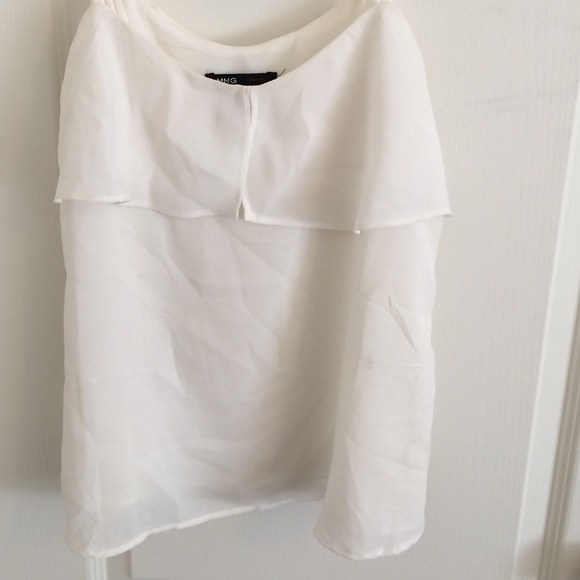 White float blouse