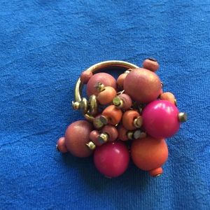 Movable beads make a fun ring!