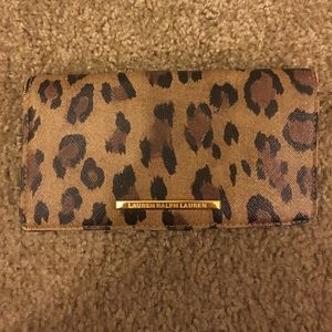 Lauren by Ralph Lauren Leopard Wallet