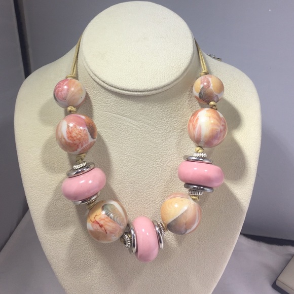 Candy inspired chunky necklace  w/ dangle earrings - Picture 1 of 3