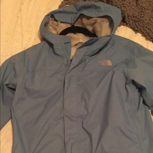Girls' youth XL North Face rain jacket