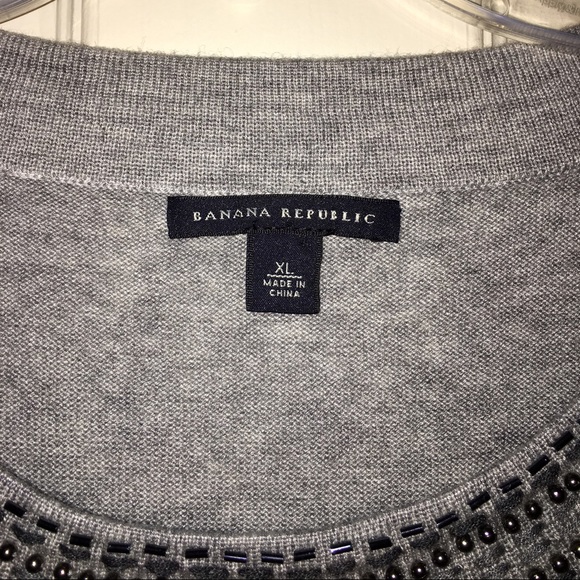 Banana Republic Womens Embellished Sweater - Picture 3 of 4