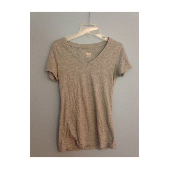 Grey v-neck