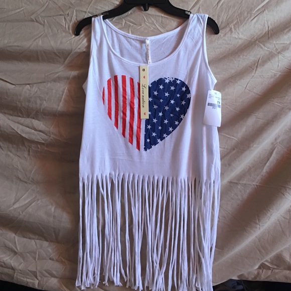 Fringed Tank Top
