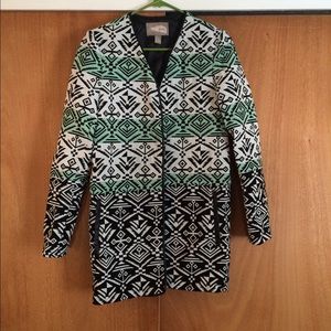 Aztec Print Jacket