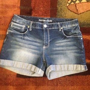Rhythm in Blues jean shorts