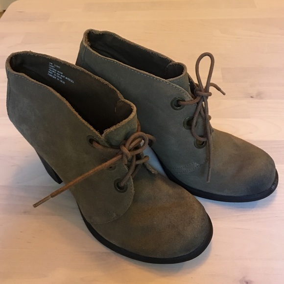 Suede booties
