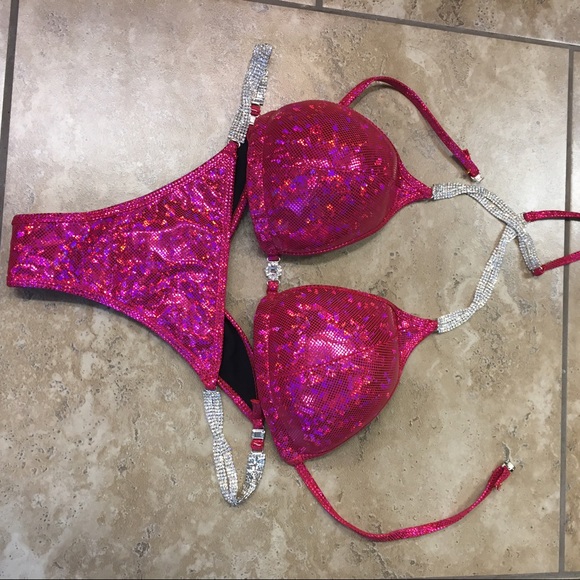 NPC inba fitness competition show suit. Never worn