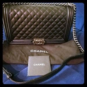 Channel Lambskin Guilted Bag