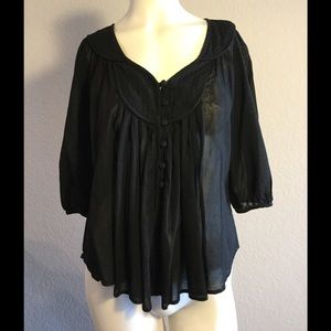❌SOLD  French Connection Babydoll Blouse