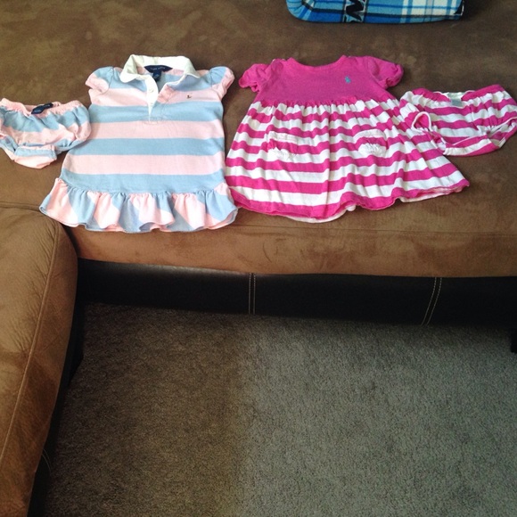 2 baby girl polo Ralph Lauren dresses - Picture 1 of 4