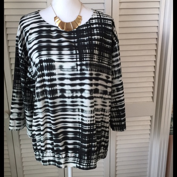 FINAL MARKDOWN! Chico's Black @ White Polyester!