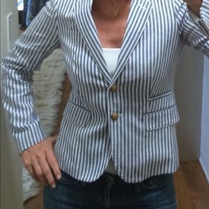 J Crew Schoolboy Sear Sucker blazer