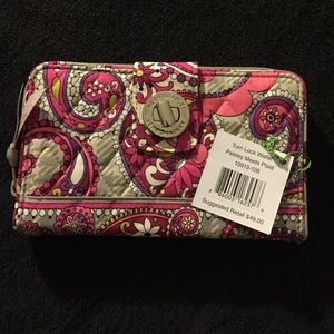 Vera Bradley Turn Lock Wallet