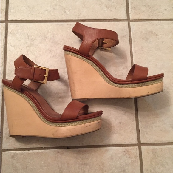 Halogen Janae Brown Wedge Sandal
