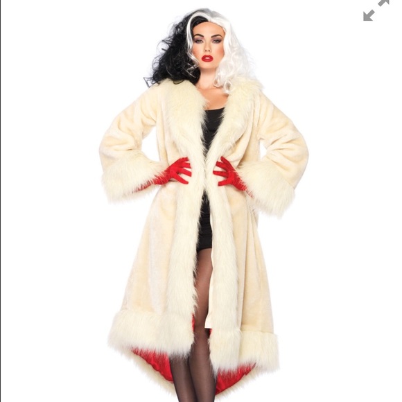 DISNEY CRUELLA DE VIL FUR COAT ADULT